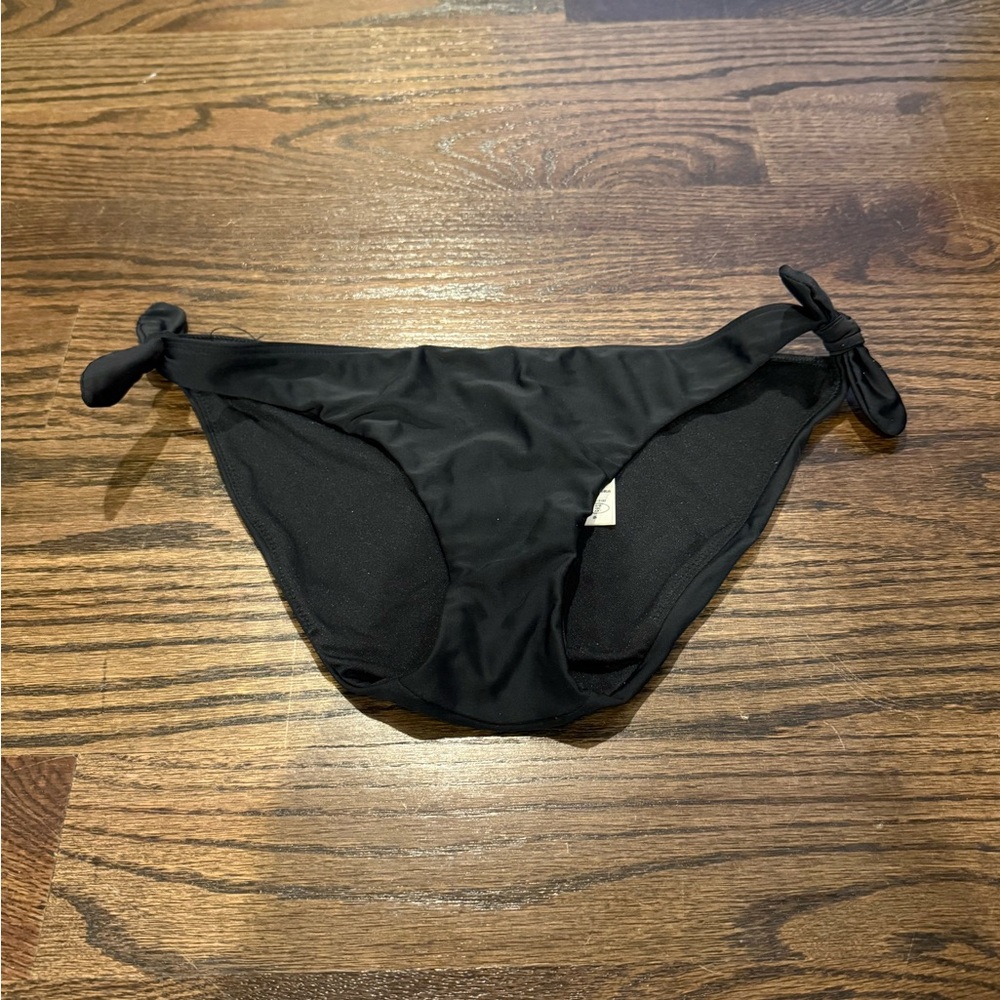 Hollister Black Bikini Classic Adjustable Ties